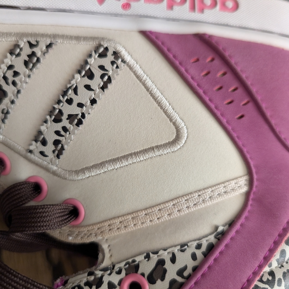 Adidas Originals Adi High Ext Womens Size 9 Shoes Sneakers Vivid Pink/Cream - Picture 5 of 6
